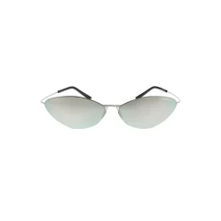 Malibu Round Sunglasses  in Silver