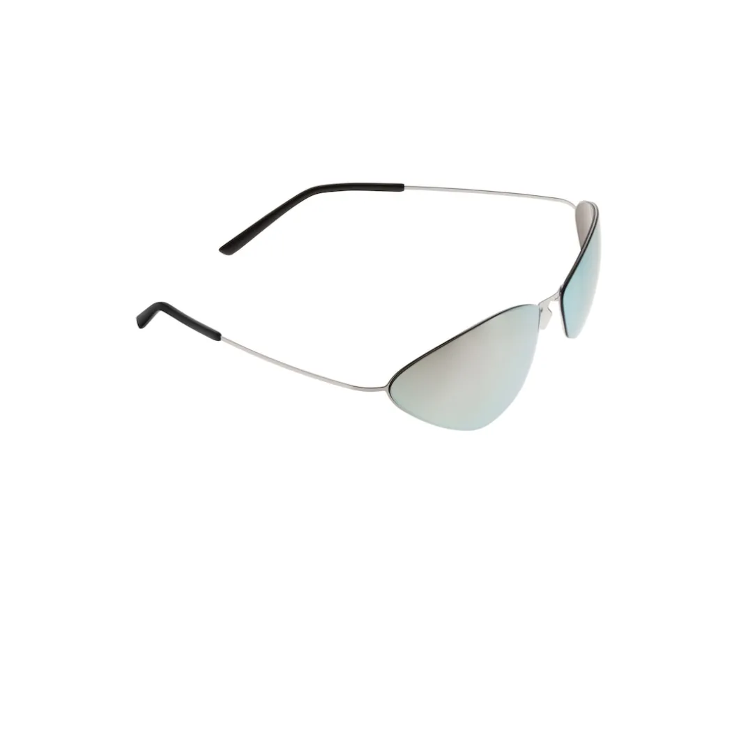 Malibu Round Sunglasses in Silver