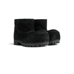 Men's Alaska Fur Bootie in Black