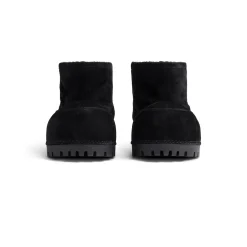 Men's Alaska Fur Bootie in Black