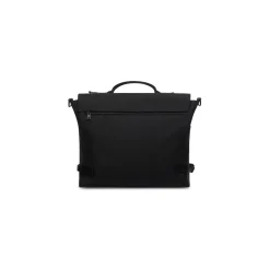 Men's Army Large Messenger Bag in Black