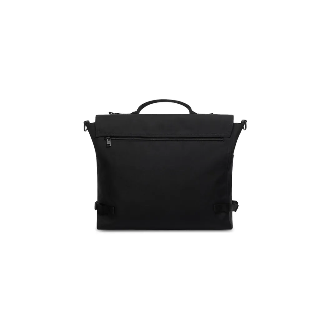 Men's Army Large Messenger Bag in Black