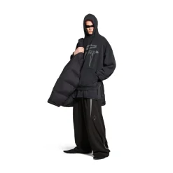 Men's 3b Liquified Hoodie Large Fit in Black/grey