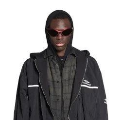 Men's 3b Sports Icon Layered Tracksuit Jacket in Black