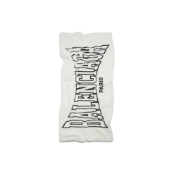 Men's Balenciaga Boxing Padded Stola in White/black