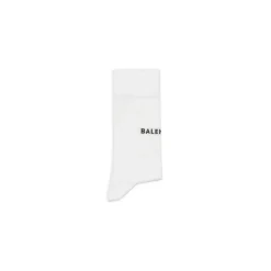 Men's Balenciaga Socks in White/black