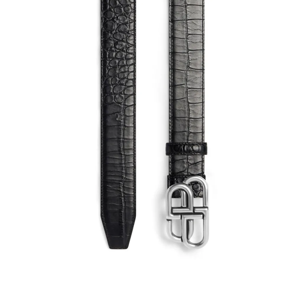 Men's Bb Large Belt in Black