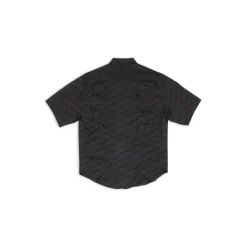 Men's Bb Monogram Minimal Short Sleeve Shirt  in Black