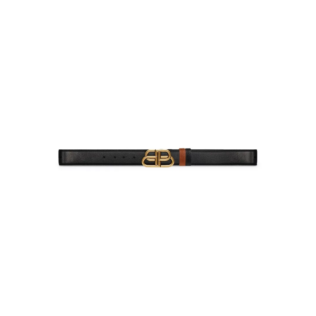 Men's Bb Reversible Belt in Black