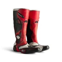 Men's Biker Boot  in Red/white/black