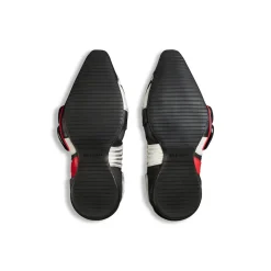 Men's Biker Boot in Red/white/black