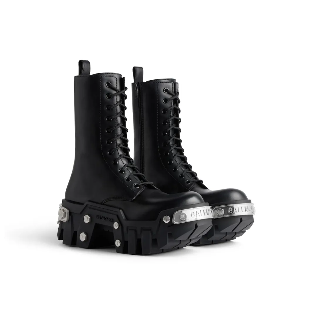 Men's Bulldozer Lace-up Boot in Black