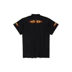 Men's Burning Unity T-shirt Oversized in Black