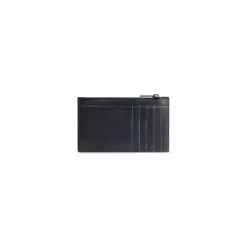 Men's Car Long Coin And Card Holder Dirty Effect in Black