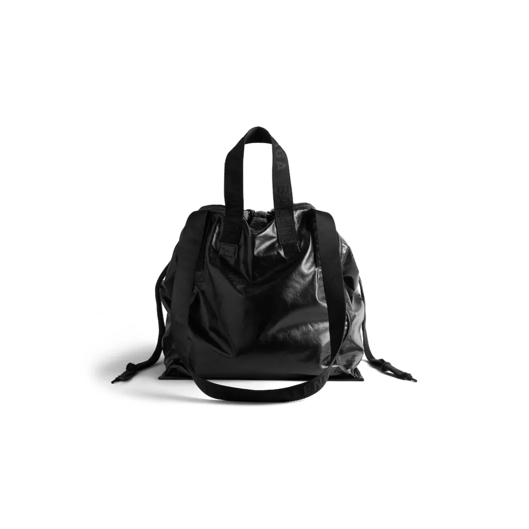 Men's Cargo Medium Tote Bag in Black