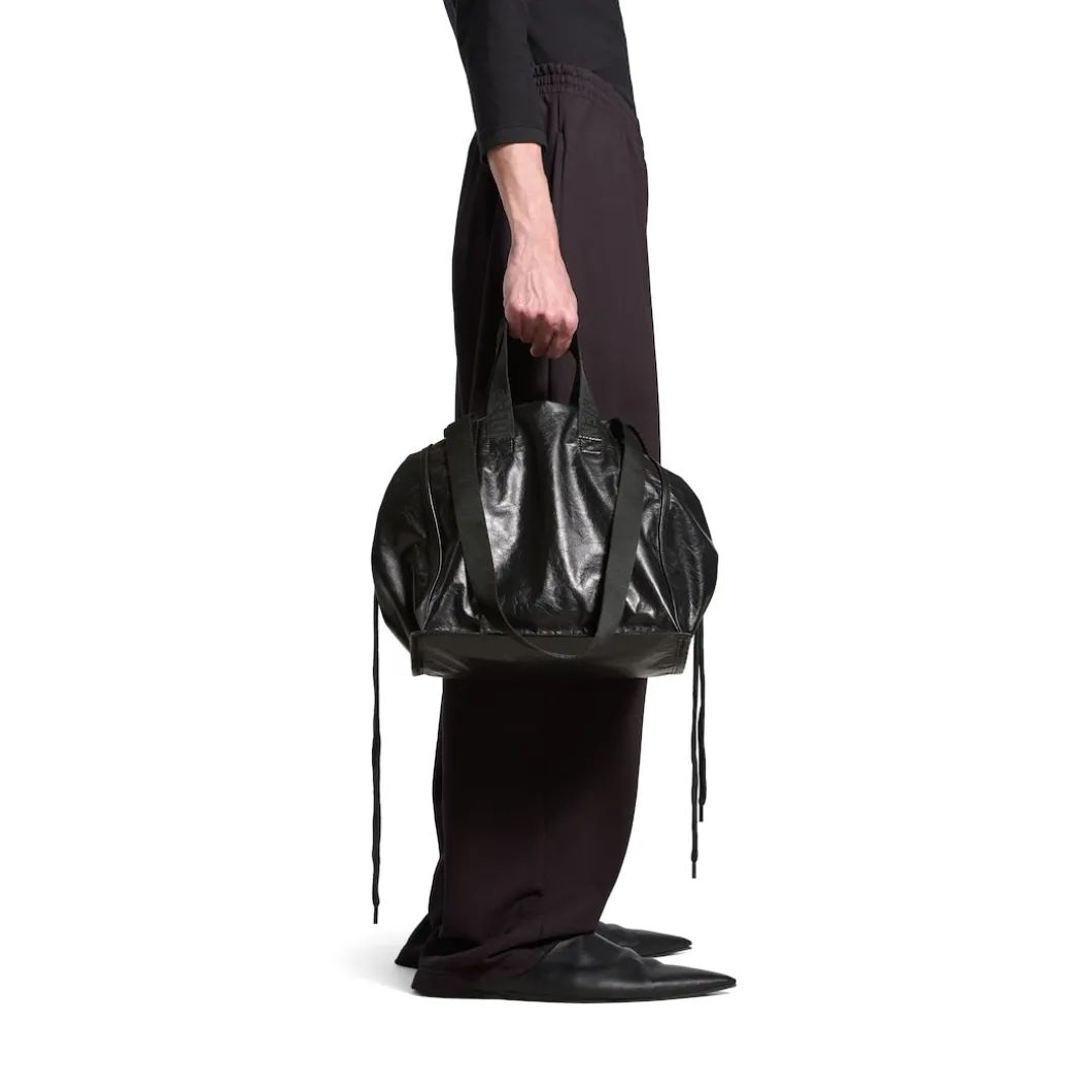 Men's Cargo Medium Tote Bag in Black
