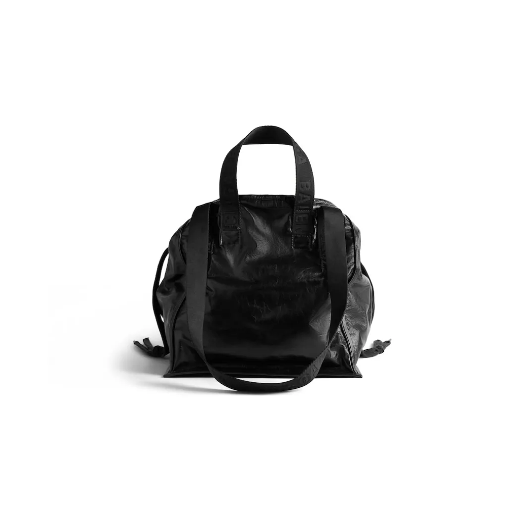 Men's Cargo Medium Tote Bag in Black