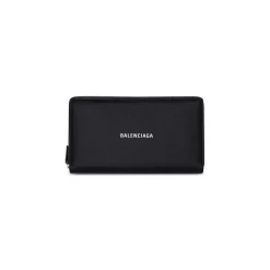 Men's Cash Continental Wallet in Black/white