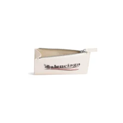 Men's Cash Large Long Coin And Card Holder in Light Beige