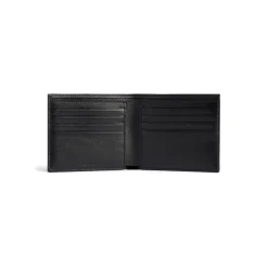 Men's Cash Square Folded Wallet in Black