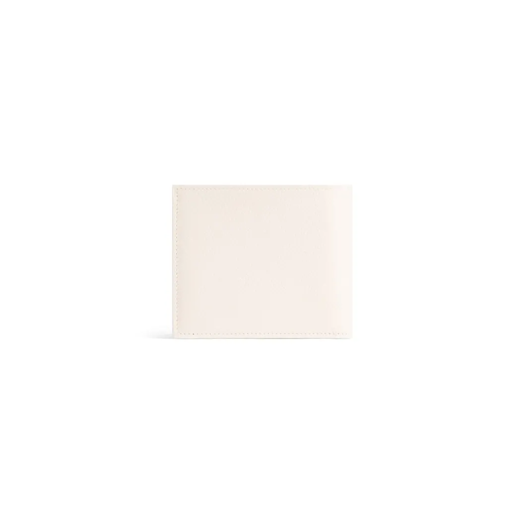 Men's Cash Square Folded Wallet in Light Beige