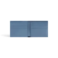 Men's Cash Square Folded Wallet  in Blue