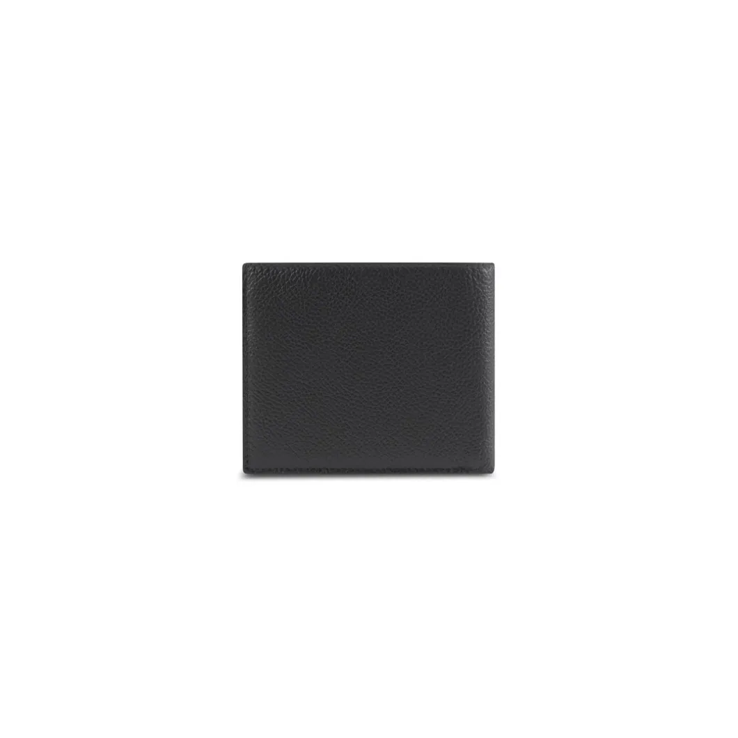 Men's Cash Square Folded Wallet in Black/white