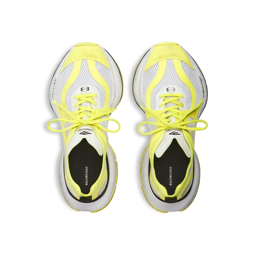 Men's Circuit Sneaker in Neon Yellow/white/black