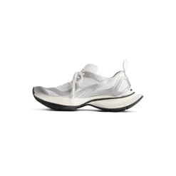 Men's Circuit Sneaker in White/silver