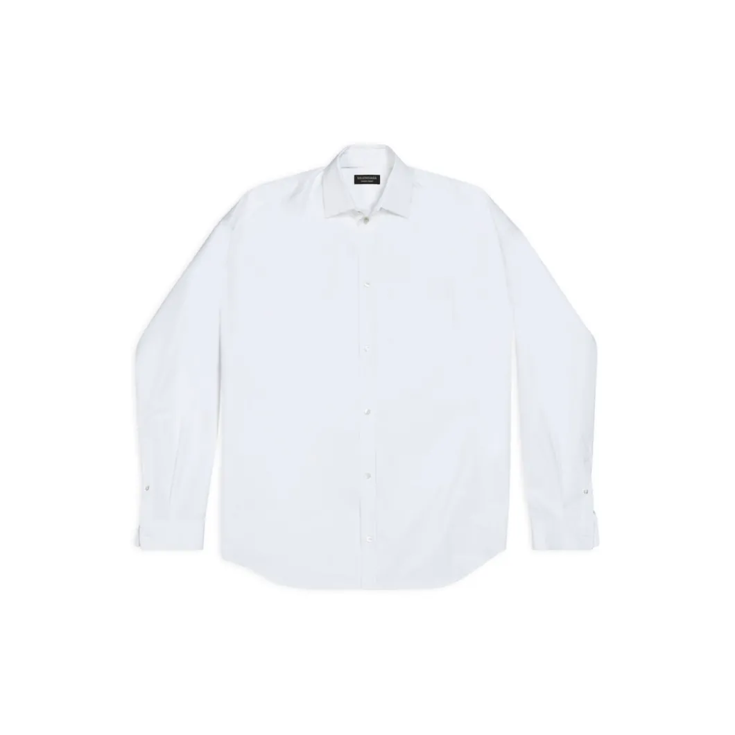 Men's Cocoon Shirt in White