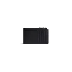 Men's Credit Long Coin And Card Holder  in Black