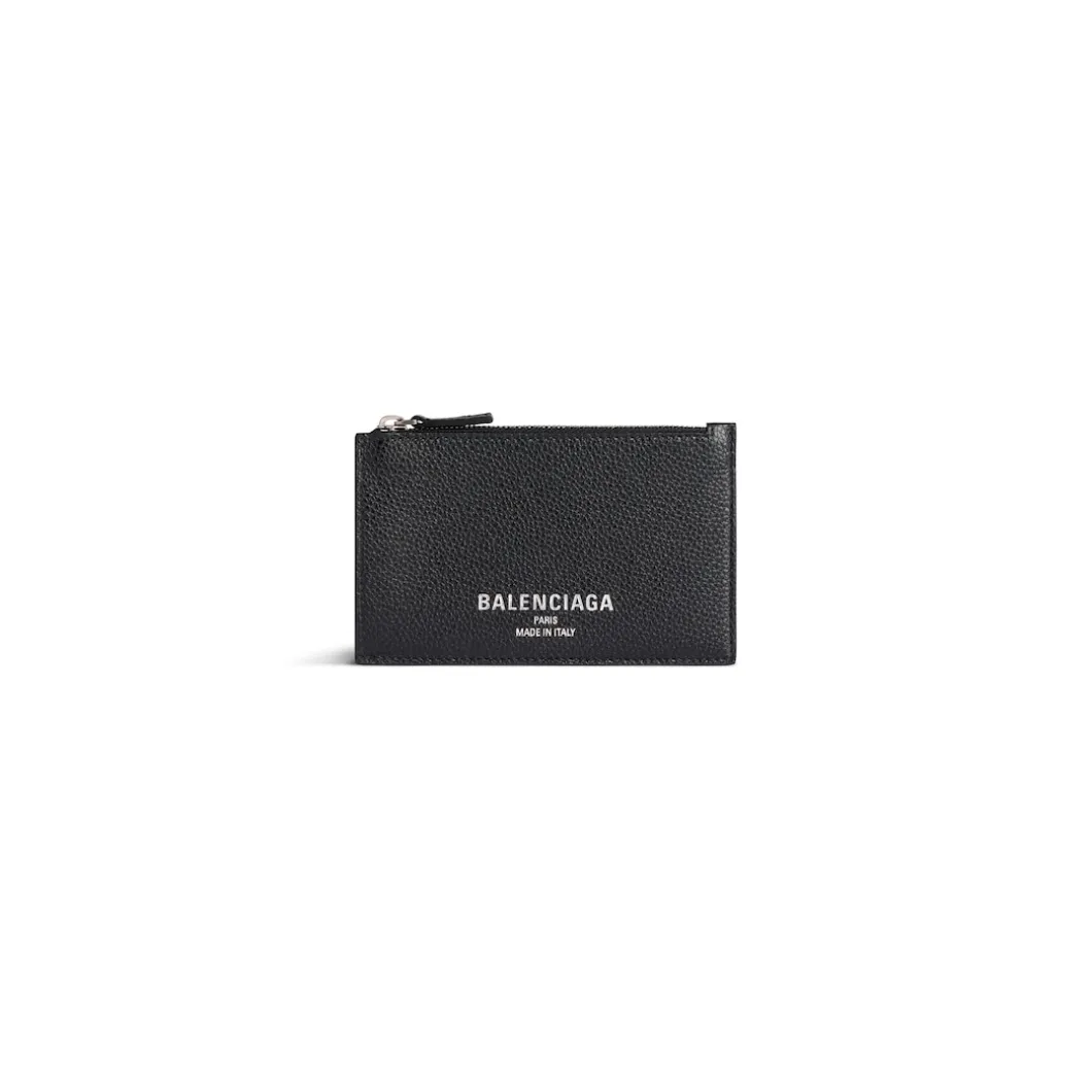 Men's Credit Long Coin And Card Holder in Black