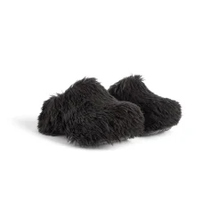 Men's Crocs™ Mule Fake Fur  in Black