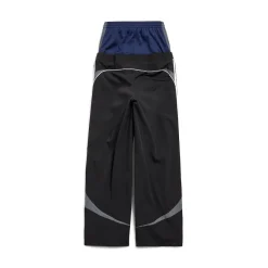 Men's Cut-up Tracksuit Pants in Black