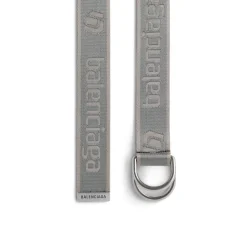Men's D Ring Belt in Dark Grey