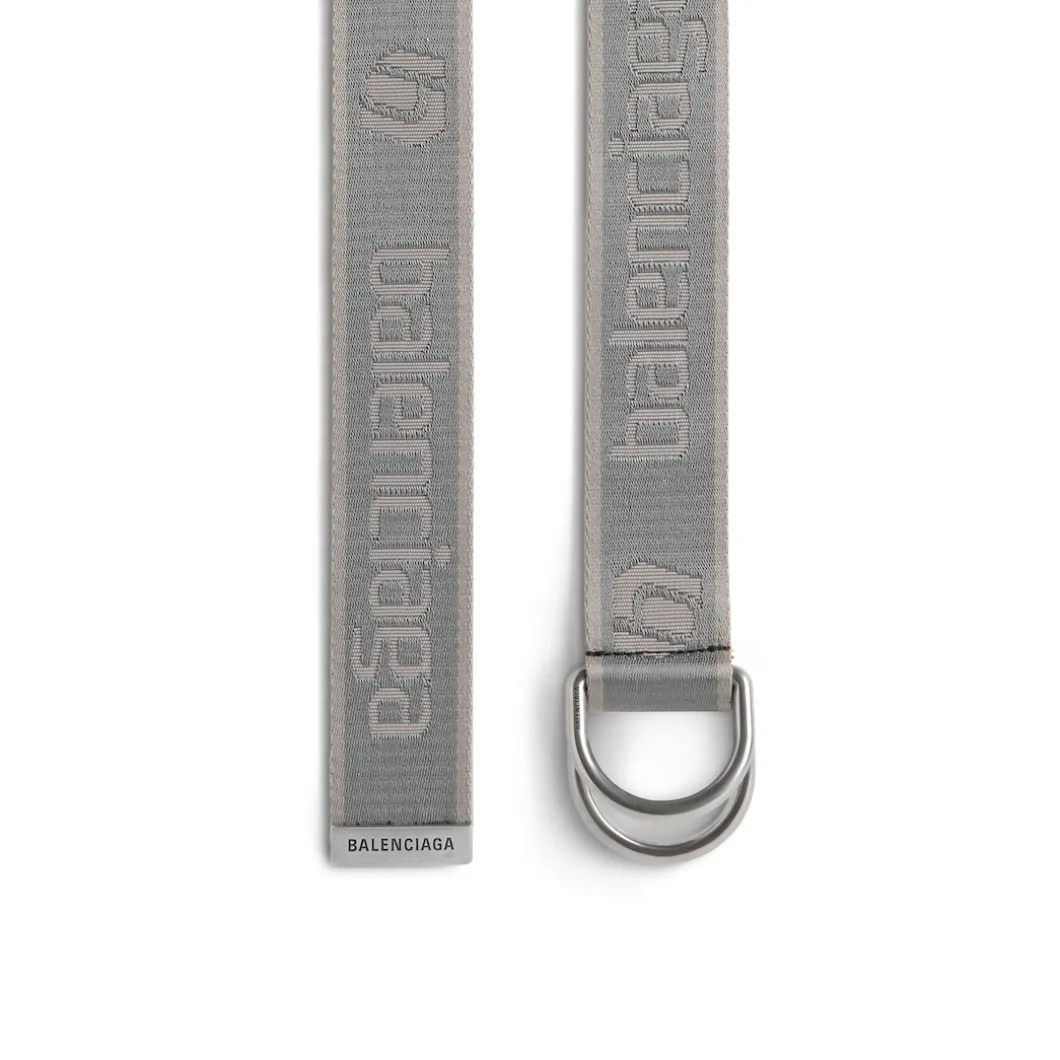 Men's D Ring Belt in Dark Grey