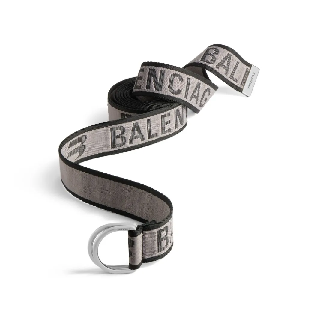 Men's D Ring Belt in Grey