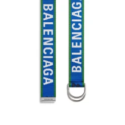 Men's D Ring Belt in Navy Blue