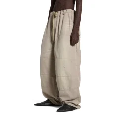 Men's Double Knee Pants in Beige