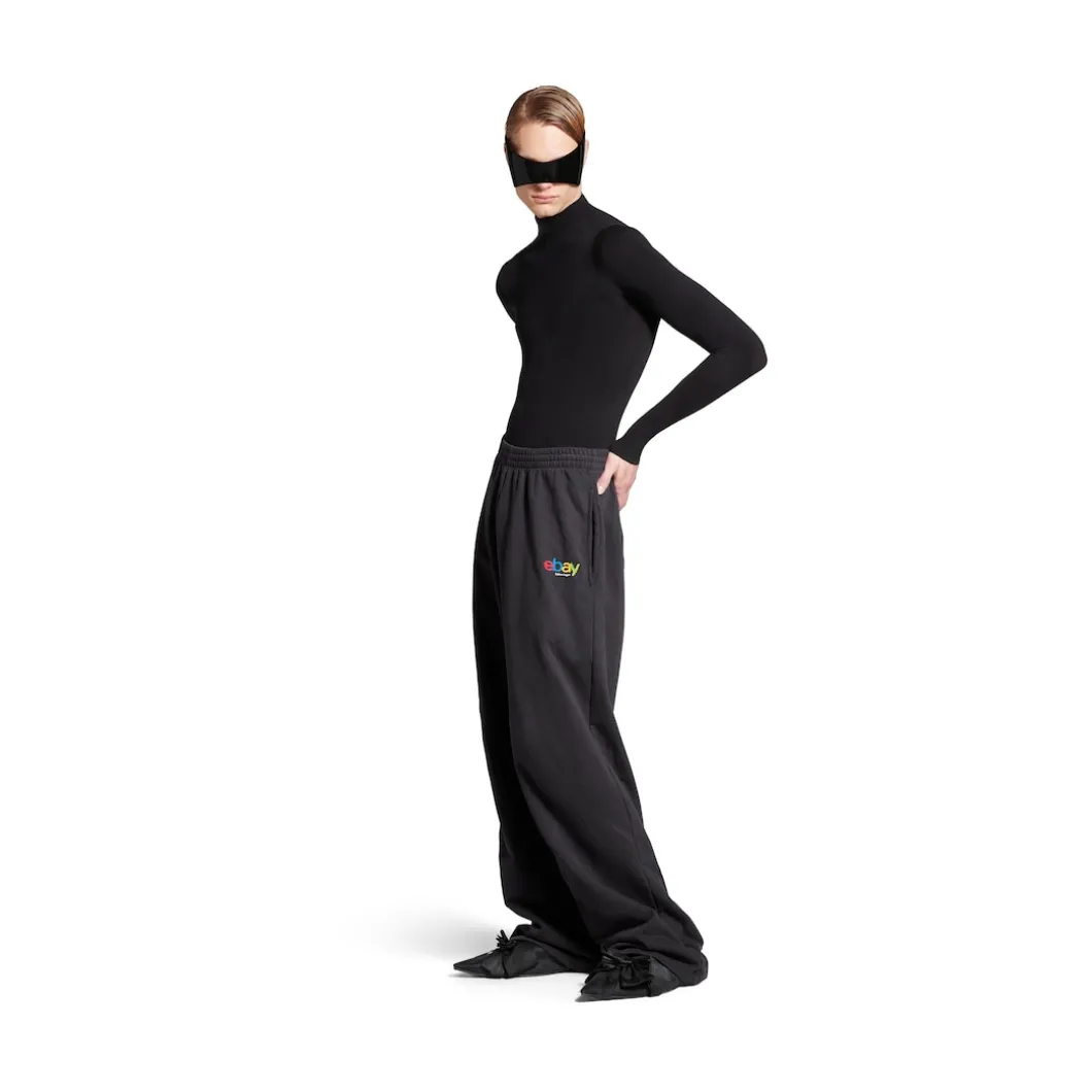 Men's Ebay Baggy Sweatpants in Black