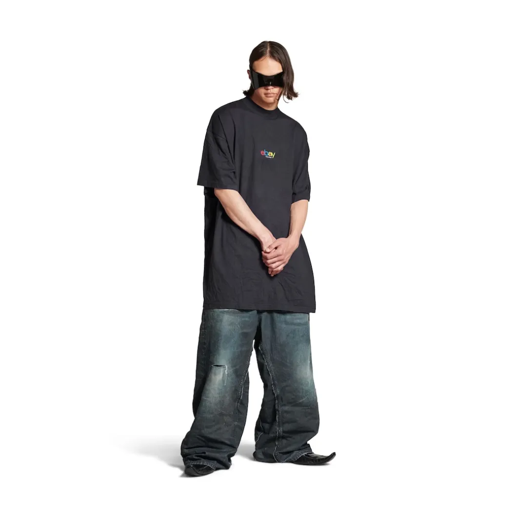 Men's Ebay T-shirt Oversized in Black