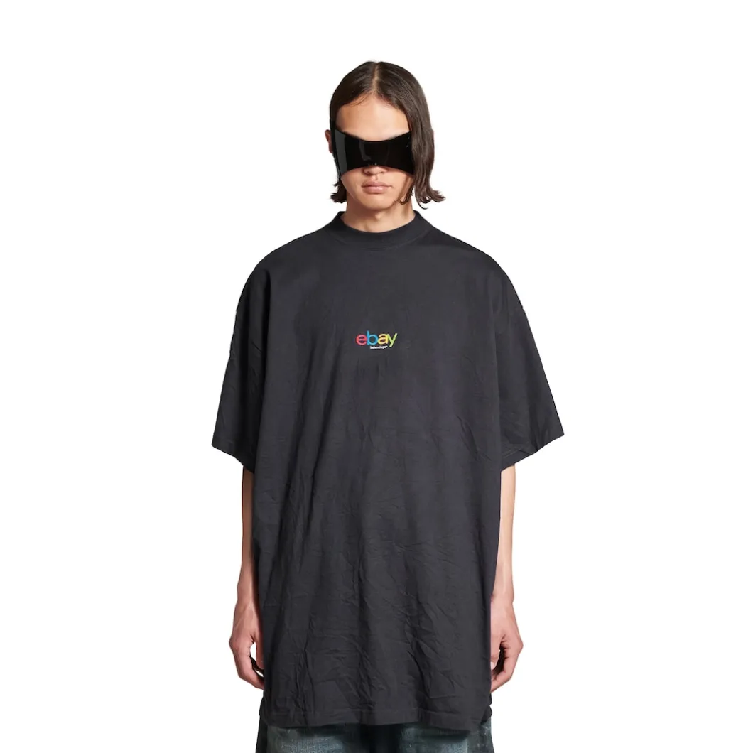 Men's Ebay T-shirt Oversized in Black