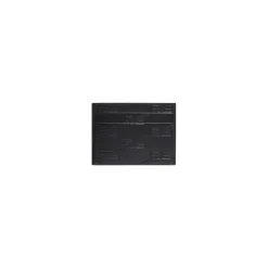 Men's Embossed Monogram Card Case Box in Black