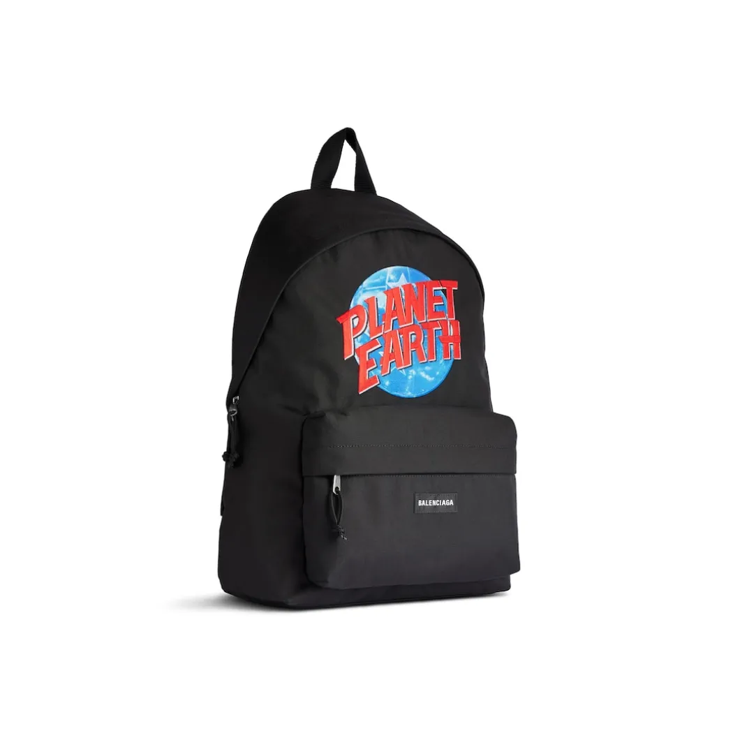 Men's Explorer Backpack in Black/blue/red
