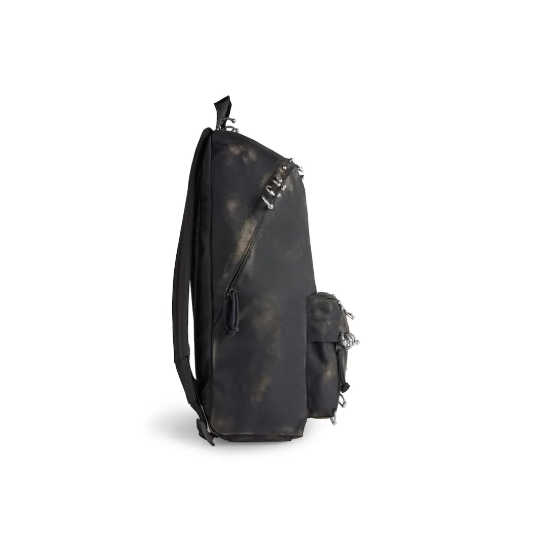 Men's Explorer Backpack With Piercings in Black