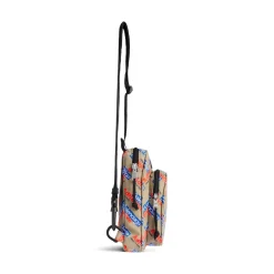 Men's Explorer Crossbody Messenger Bag  in Beige/red/blue