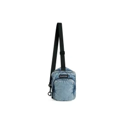 Men's Explorer Crossbody Messenger Bag Denim in Faded Blue
