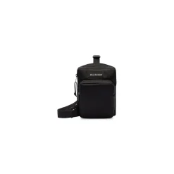 Men's Explorer Crossbody Messenger Bag in Black