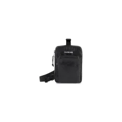 Men's Explorer Crossbody Messenger Bag in Black