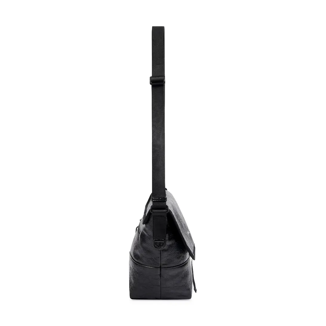 Men's Explorer Small Messenger Bag in Black